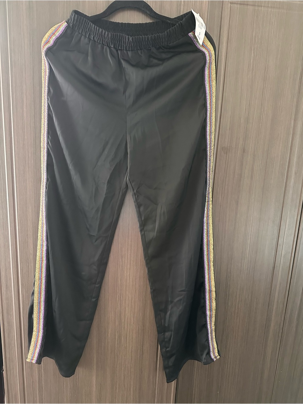 Forever 21 size small rainbow stripe pants nwt